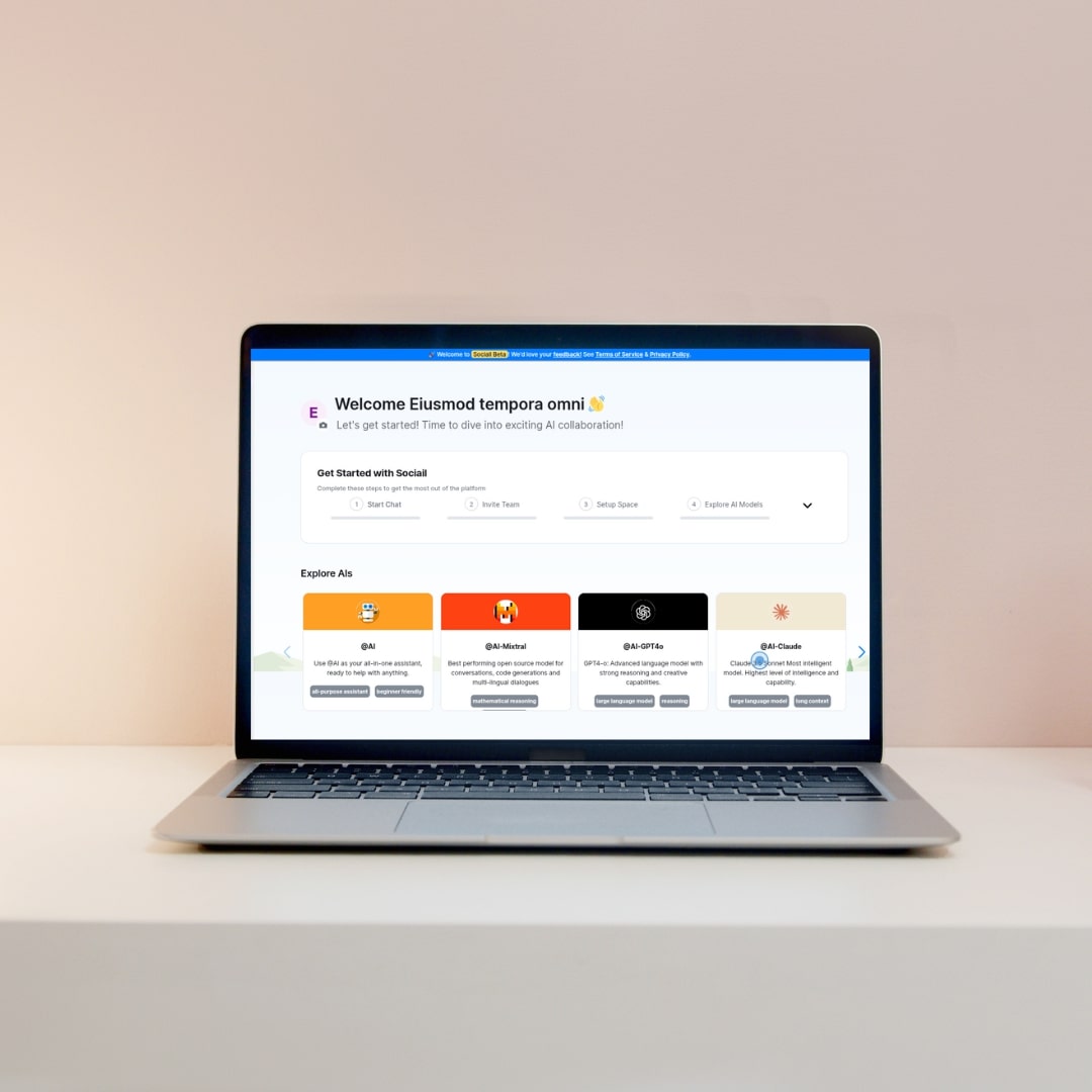 Project: Sociail (AI Collaborative Workspace) - A 'Shared Intelligence' workspace where humans and...